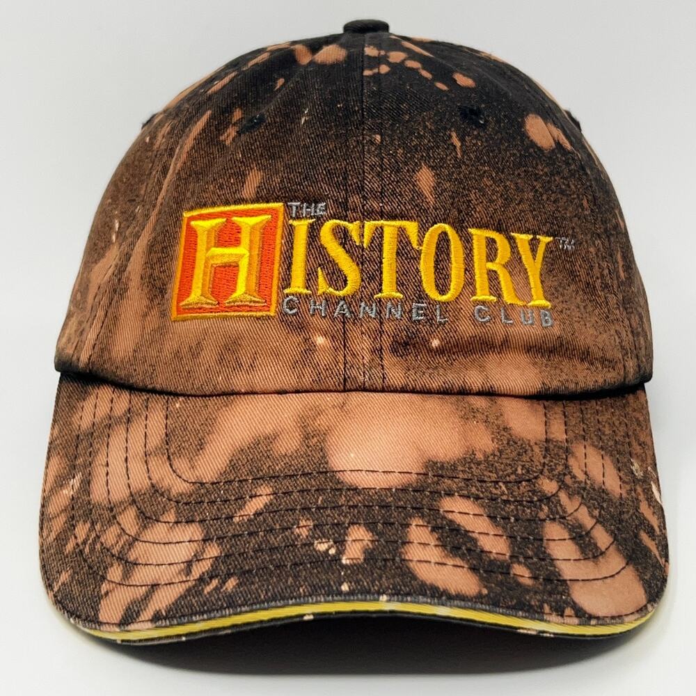Vintage 90s History Channel Club Baseball Cap Dad Hat K-Products Strapback Adult